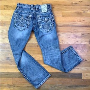 ROCK REVIVAL KASPER SLIM BOOT CUT SIZE 28